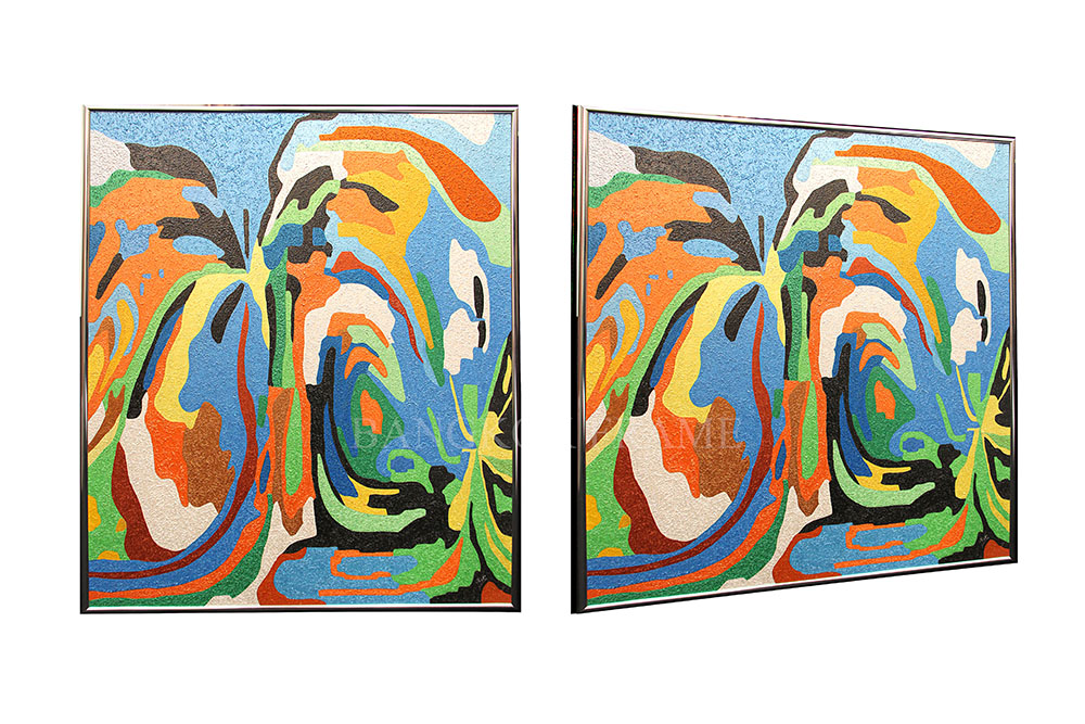 กรอบรูปอลูมิเนียมสีเงิน